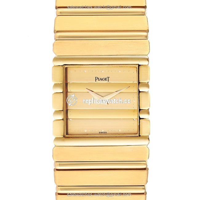 Piaget Champagne Polo 18k Yellow Gold Mens 7131 Watch Piaget Champagne Polo 18k Yellow Gold Mens 7131 Watch