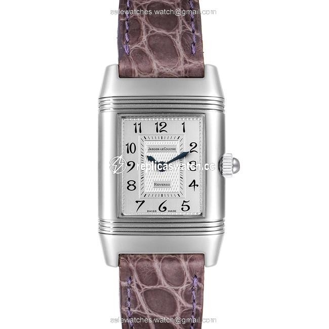 Jaeger-LeCoultre Silvered Reverso Duetto Ladies Steel Diamond 266.8.44 Watch Jaeger-LeCoultre Silvered Reverso Duetto Ladies Steel Diamond 266.8.44 Watch