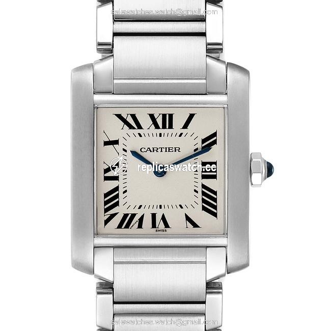 Cartier Silver Tank Francaise Midsize Dial Steel Ladies Wsta0005 Watch Cartier Silver Tank Francaise Midsize Dial Steel Ladies Wsta0005 Watch