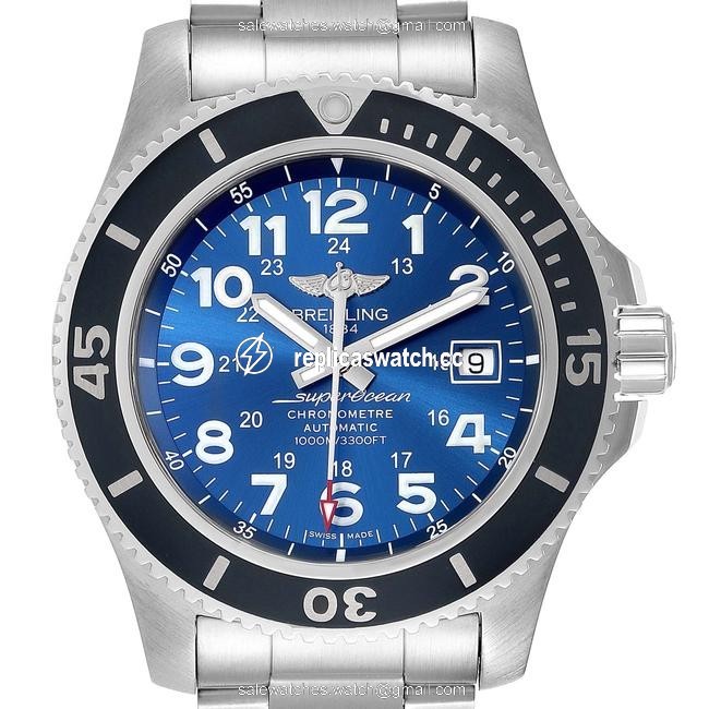 Breitling Blue Box Superocean Ii 44 Gun Dial Mens A17392 Papers Watch Breitling Blue Box Superocean Ii 44 Gun Dial Mens A17392 Papers Watch
