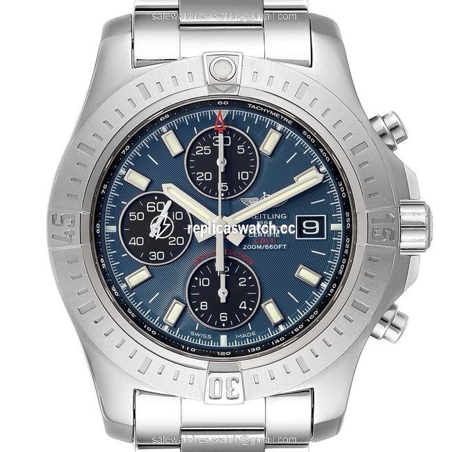 Breitling Blue Colt Dial Chronograph Steel Mens A13388 Watch Breitling Blue Colt Dial Chronograph Steel Mens A13388 Watch
