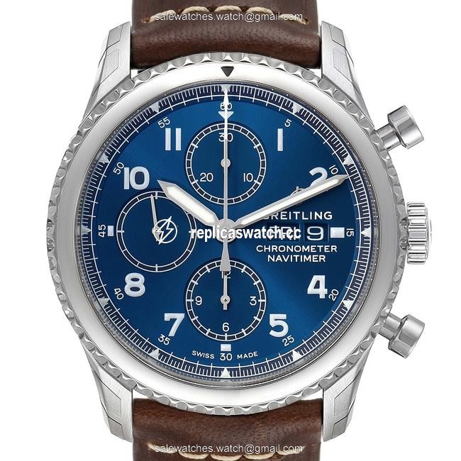 Breitling Blue Navitimer Dial Chronograph Steel Mens A13314 Watch Breitling Blue Navitimer Dial Chronograph Steel Mens A13314 Watch
