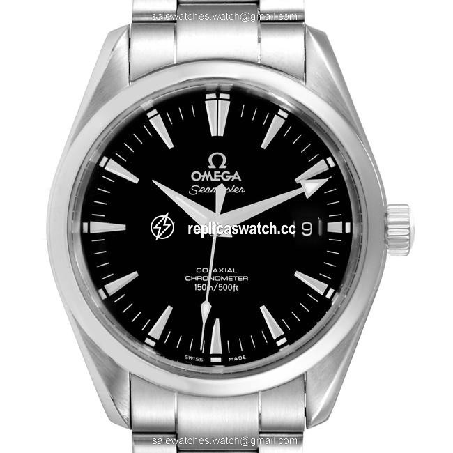 Omega Black Seamaster Aqua Terra Dial Steel Mens 2503.50.00 Card Watch Omega Black Seamaster Aqua Terra Dial Steel Mens 2503.50.00 Card Watch
