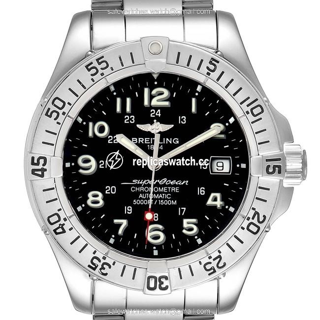 Breitling Black Box Superocean Steelfish Dial Mens A17360 Papers Watch Breitling Black Box Superocean Steelfish Dial Mens A17360 Papers Watch