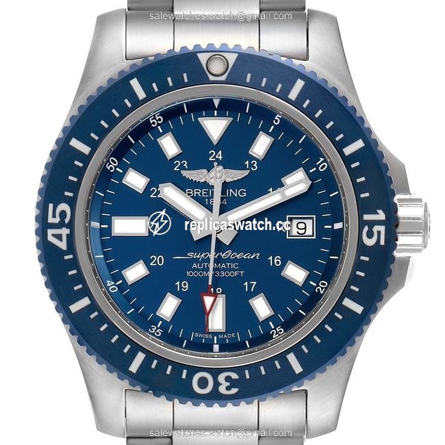 Breitling Blue Box Aeromarine Superocean 44 Dial Y1739310 Papers Watch Breitling Blue Box Aeromarine Superocean 44 Dial Y1739310 Papers Watch
