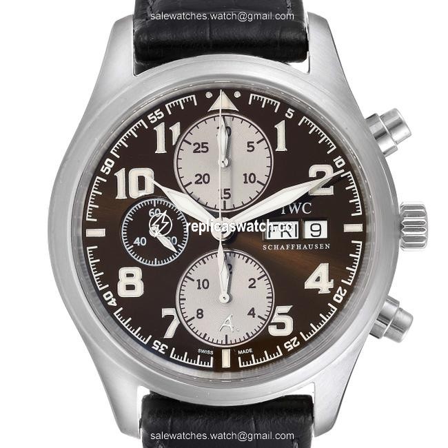 IWC Brown Spitfire Pilot Saint Exupery Limited Edition Mens Iw371709 Watch IWC Brown Spitfire Pilot Saint Exupery Limited Edition Mens Iw371709 Watch