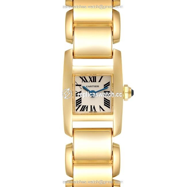 Cartier Silver Box Tankissime Small Yellow Gold Ladies W650048h Papers Watch Cartier Silver Box Tankissime Small Yellow Gold Ladies W650048h Papers Watch