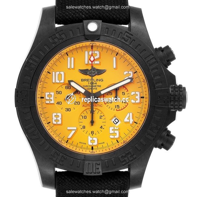 Breitling Cobra Yellow Avenger Hurricane 45 Mens Xb0170 Unworn Watch Breitling Cobra Yellow Avenger Hurricane 45 Mens Xb0170 Unworn Watch