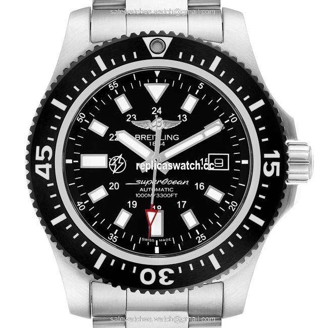 Breitling Black Box Aeromarine Superocean 44 Dial Y17393 Papers Watch Breitling Black Box Aeromarine Superocean 44 Dial Y17393 Papers Watch
