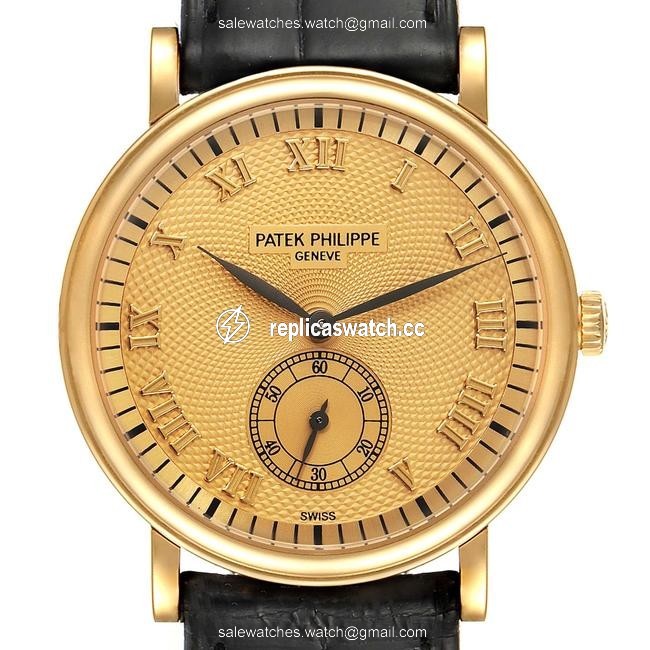 Patek Philippe Champagne Box Calatrava Officier Rose Gold Mens 5022 Papers Watch Patek Philippe Champagne Box Calatrava Officier Rose Gold Mens 5022 Papers Watch