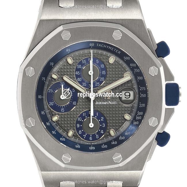 Audemars Piguet Gray Royal Oak Offshore Chronograph 25721ti Watch Audemars Piguet Gray Royal Oak Offshore Chronograph 25721ti Watch