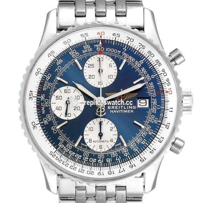 Breitling Blue Navitimer Ii Dial Chronograph Steel Mens A13322 Watch Breitling Blue Navitimer Ii Dial Chronograph Steel Mens A13322 Watch