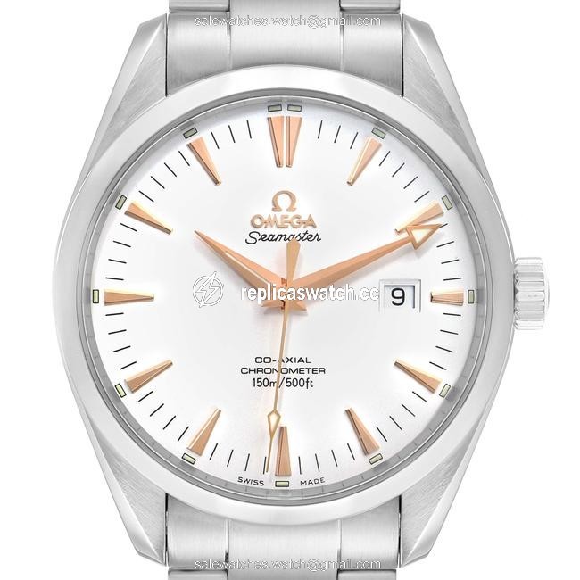 Omega Silver Seamaster Aqua Terra Dial Steel Mens 2502.34.00 Watch Omega Silver Seamaster Aqua Terra Dial Steel Mens 2502.34.00 Watch