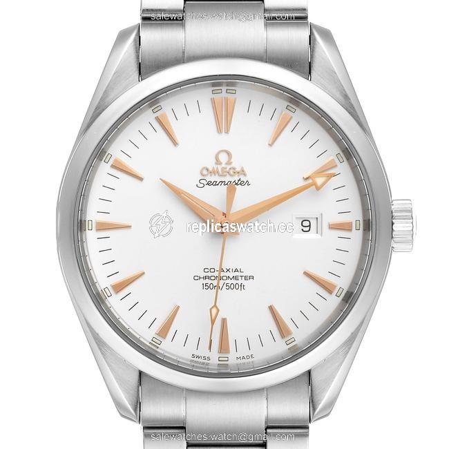 Omega Silver Seamaster Aqua Terra Dial Steel Mens 2502.34.00 Watch Omega Silver Seamaster Aqua Terra Dial Steel Mens 2502.34.00 Watch