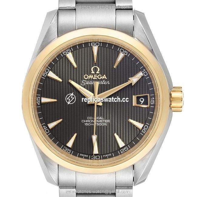 Omega Grey Seamaster Aqua Terra Steel Yellow Gold 231.20.39.21.06.004 Watch Omega Grey Seamaster Aqua Terra Steel Yellow Gold 231.20.39.21.06.004 Watch
