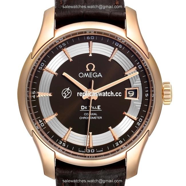 Omega Brown Deville Hour Vision 18k Rose Gold 431.63.41.21.13.001 Watch Omega Brown Deville Hour Vision 18k Rose Gold 431.63.41.21.13.001 Watch