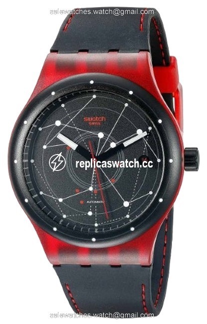 Swatch Red Sutr400 Sistem51 - Sistem Watch Swatch Red Sutr400 Sistem51 - Sistem Watch