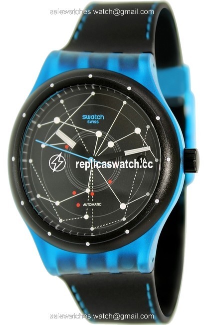 Swatch Blue/Black Suts401 Sistem51 - Sistem Watch Swatch Blue/Black Suts401 Sistem51 - Sistem Watch