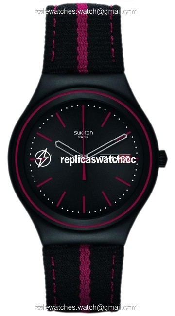 Swatch Red Ladies Prince Of Stripe Ygb7000 Watch Swatch Red Ladies Prince Of Stripe Ygb7000 Watch