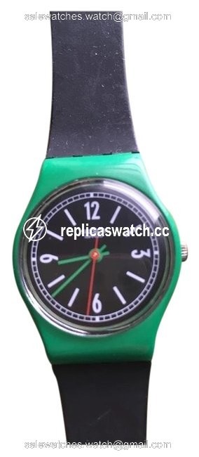 Swatch Black/Green Collectible Watch Swatch Black/Green Collectible Watch