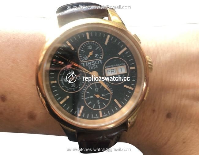 Tissot Gold and Brown 1853 Watch Tissot Gold and Brown 1853 Watch