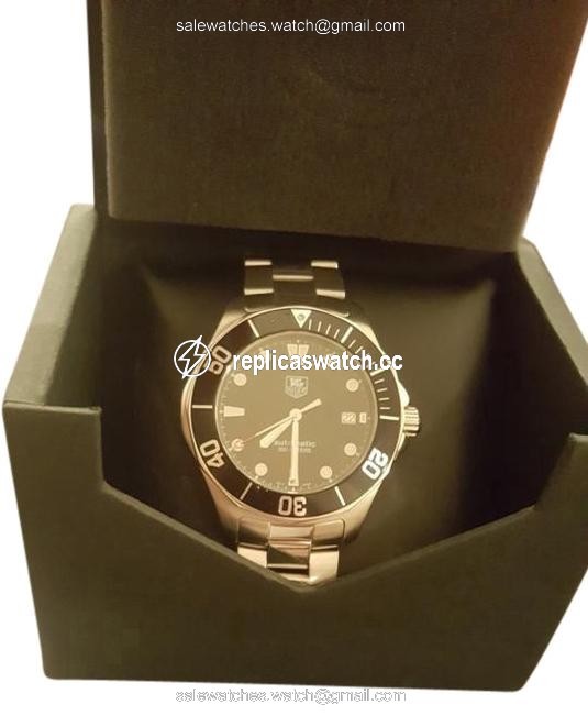 TAG Heuer Black Aquaracer Wab2010 Watch TAG Heuer Black Aquaracer Wab2010 Watch