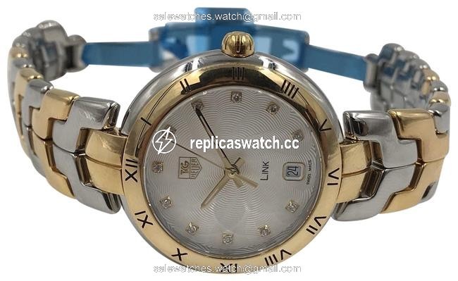 TAG Heuer Two Tone Link Gold Steel Quartz Ladies Wat1350.bb0957 Watch TAG Heuer Two Tone Link Gold Steel Quartz Ladies Wat1350.bb0957 Watch