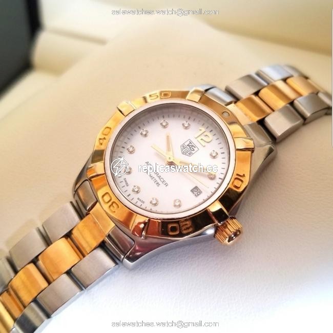 TAG Heuer White Diamond Aquaracer Watch TAG Heuer White Diamond Aquaracer Watch