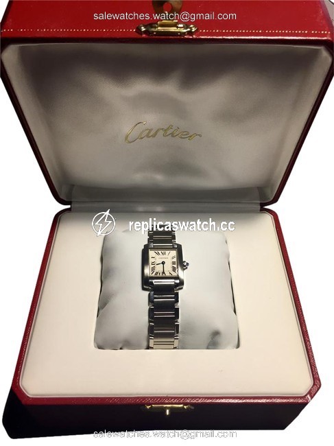 Cartier Silver (Stainless Steel) Ladies Tank Francaise Watch Cartier Silver (Stainless Steel) Ladies Tank Francaise Watch