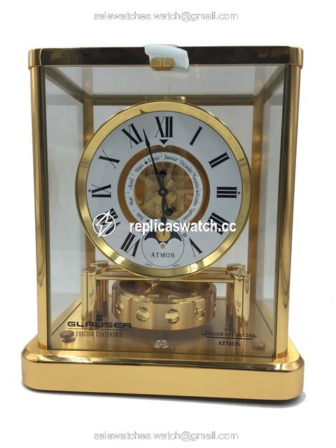 Jaeger-LeCoultre Atmos Classique Phases De Lune Desk Clock Watch Jaeger-LeCoultre Atmos Classique Phases De Lune Desk Clock Watch