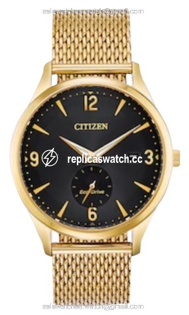 Citizen Mens Btw Stainless Steel Black Dial Watch Citizen Mens Btw Stainless Steel Black Dial Watch