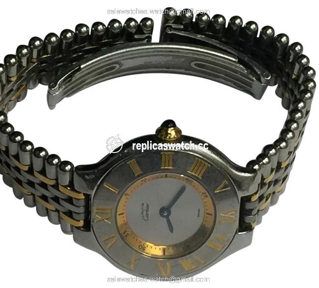 Cartier Silver Ladies Must De 21 1340 Watch Cartier Silver Ladies Must De 21 1340 Watch