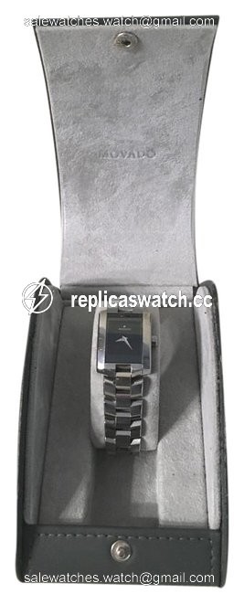 Movado Stainless Steel Eliro Sapphire Crystal Tank Last Call Watch Movado Stainless Steel Eliro Sapphire Crystal Tank Last Call Watch