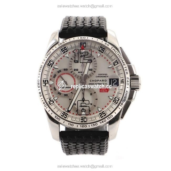 Chopard Mille Miglia Gran Turismo Chronograph Stainless Steel and Rubber Watch Chopard Mille Miglia Gran Turismo Chronograph Stainless Steel and Rubber Watch