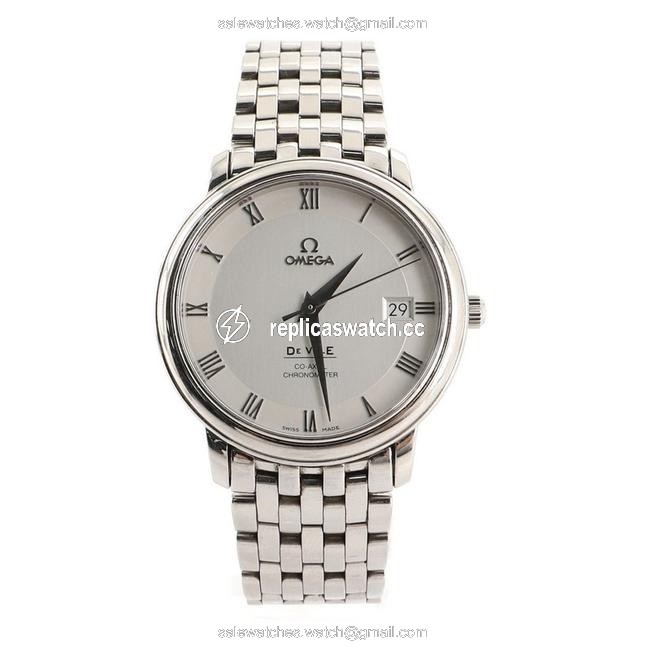 Omega De Ville Prestige Co-axial Chronometer Stainless Steel Watch Omega De Ville Prestige Co-axial Chronometer Stainless Steel Watch