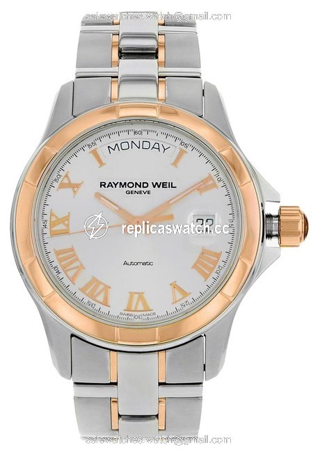 Raymond Weil Steel Parsifal 2965-sg5-00658 Rose Gold and Mens (7250) Watch Raymond Weil Steel Parsifal 2965-sg5-00658 Rose Gold and Mens (7250) Watch