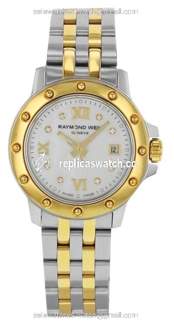 Raymond Weil Two-tone: Steel & Yellow Gold Plated Tango 5399-stp-00995 Stainless Quartz Ladies (12531) Watch Raymond Weil Two-tone: Steel & Yellow Gold Plated Tango 5399-stp-00995 Stainless Quartz Ladies (12531) Watch