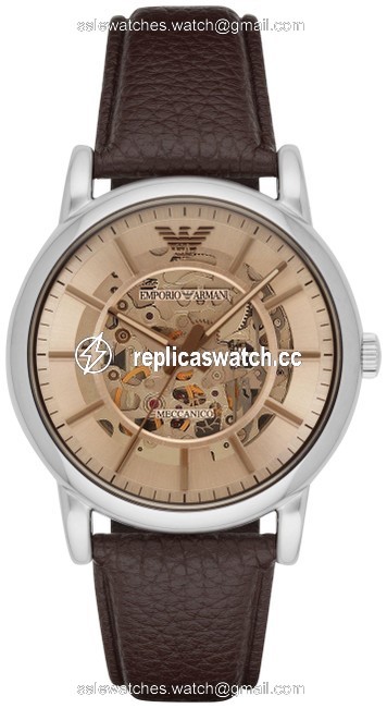 Emporio Armani Brown Luigi Dress Leather Mens Ar1982 Watch Emporio Armani Brown Luigi Dress Leather Mens Ar1982 Watch