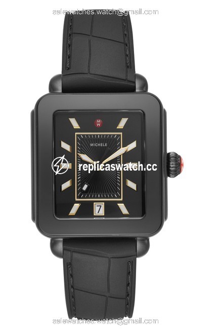 Michele Multicolor Deco Sport Gunmetal and Shadow Grey Watch Michele Multicolor Deco Sport Gunmetal and Shadow Grey Watch
