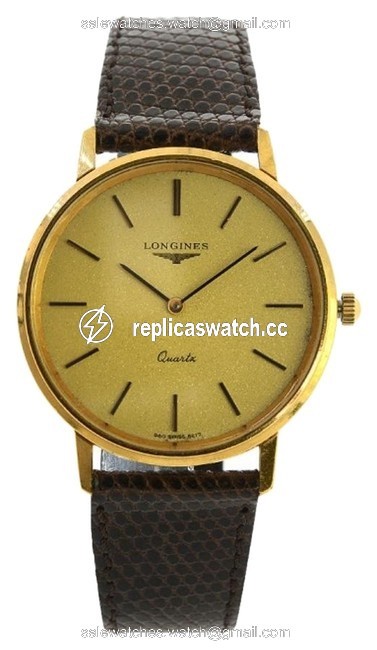 Longines Black Vintage 21586 Gold Plated Mens Watch Longines Black Vintage 21586 Gold Plated Mens Watch
