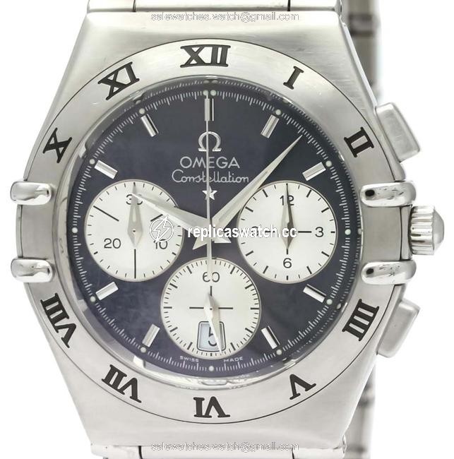Omega Constellation Chronograph Steel Quartz Mens 1542.40 Watch Omega Constellation Chronograph Steel Quartz Mens 1542.40 Watch