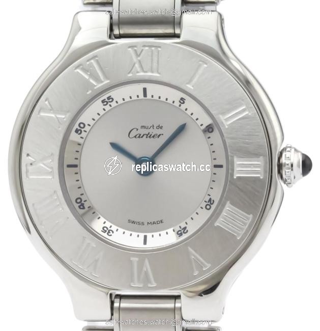 Cartier Must 21 Stainless Steel Quartz Ladies W10109t2 Watch Cartier Must 21 Stainless Steel Quartz Ladies W10109t2 Watch