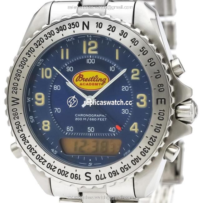 Breitling Pluton Quartz Stainless Steel Mens Sports A51038 Watch Breitling Pluton Quartz Stainless Steel Mens Sports A51038 Watch