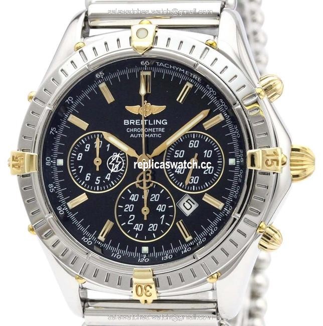 Breitling Shadow Stainless Steel Yellow Gold (18k) Mens Sports B35312 Watch Breitling Shadow Stainless Steel Yellow Gold (18k) Mens Sports B35312 Watch
