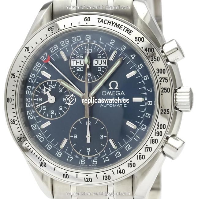 Omega Speedmaster Triple Date Steel 3523.80 Watch Omega Speedmaster Triple Date Steel 3523.80 Watch