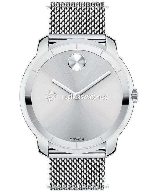 Movado Silver Bold Stainless Steel Mesh Strap Dial 3600260 Watch Movado Silver Bold Stainless Steel Mesh Strap Dial 3600260 Watch