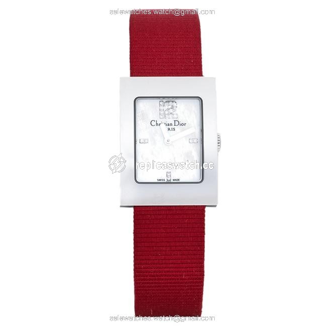 Dior Mother Of Pearl Stainless Steel Malice D108-109 Womens Wristwatch 19 Mm Watch Dior Mother Of Pearl Stainless Steel Malice D108-109 Womens Wristwatch 19 Mm Watch