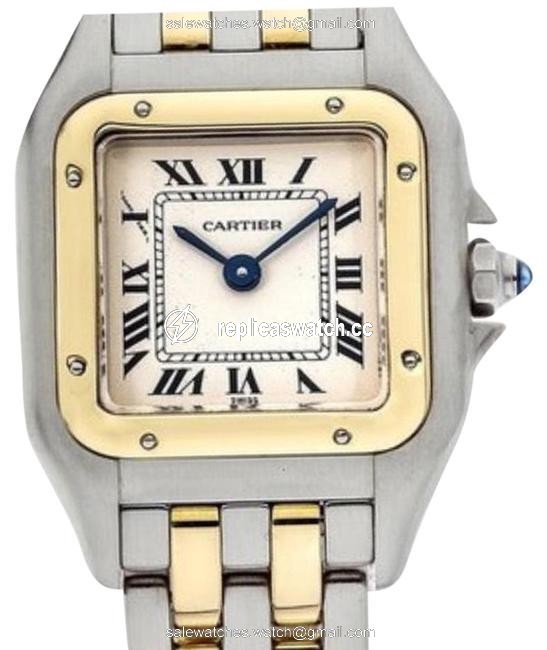Cartier Two-tone Panthere 1120 18kt and Stainless Steel Ladies Quartz Watch Cartier Two-tone Panthere 1120 18kt and Stainless Steel Ladies Quartz Watch