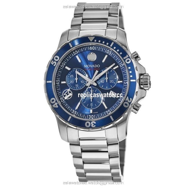 Movado Blue New Series 800 Chronograph Dial Mens 2600141 Watch Movado Blue New Series 800 Chronograph Dial Mens 2600141 Watch