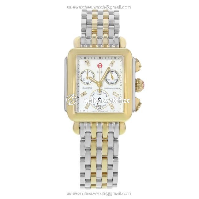 Michele Steel & Gold Deco Mww06p000122 ( 15715 ) Watch Michele Steel & Gold Deco Mww06p000122 ( 15715 ) Watch
